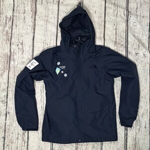 The North Face Dryvent Jacket Blue 3 In 1 Outdoor 2018 Winter Olympics Skiing